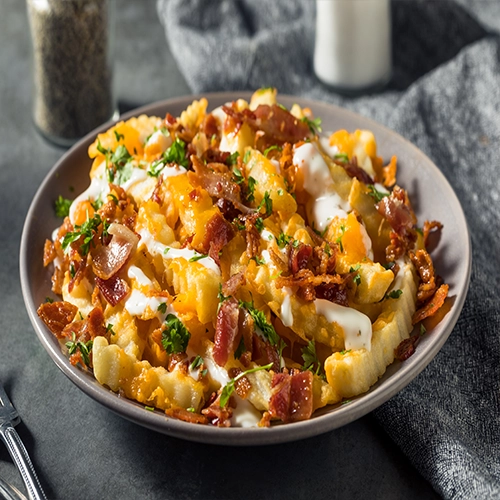 Cheese Bacon Ranch Fries