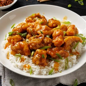 Orange Chicken with Rice