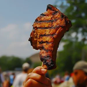 Pork Chop on a Stick