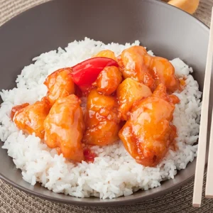 Sweet & Sour Chicken with Rice