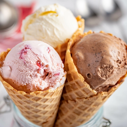 Ice Cream in a Waffle Cone